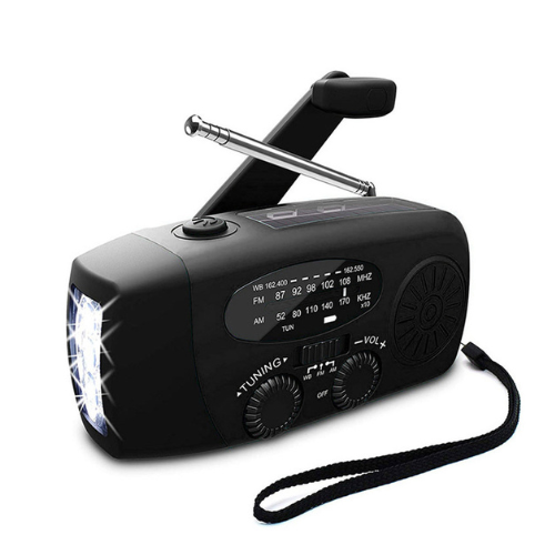 Evania - Self Powered Emergency Radio Hand Crank Solar Power Bank