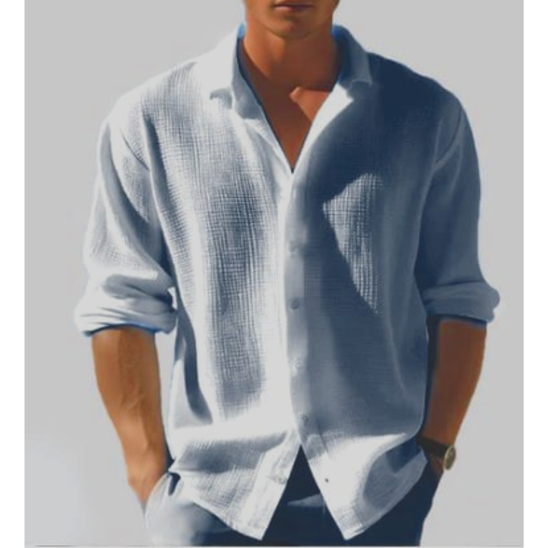 Bob - Casual Button-Down Shirt for Men Perfect for Summer Wear