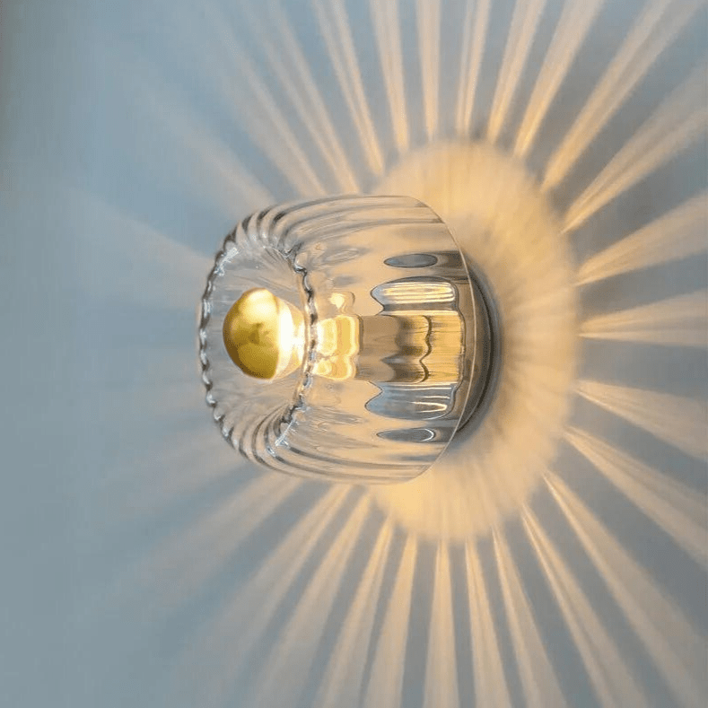 Orvanna - Nordic Bauhaus Glass Wall Lamp With Ambient Warm Glow