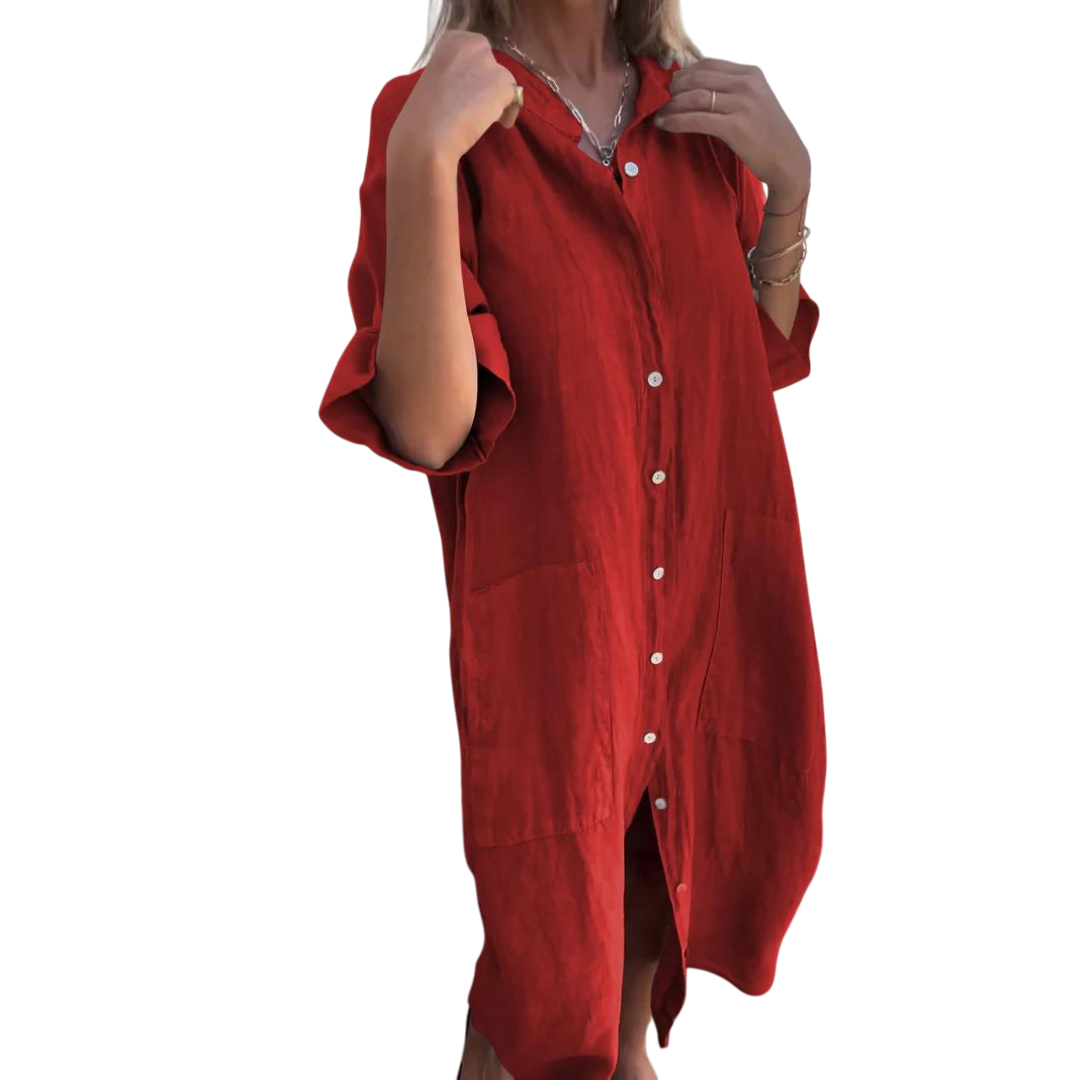 Cassiane - Stylish Women's Shirt Dress for Summer and Everyday Wear
