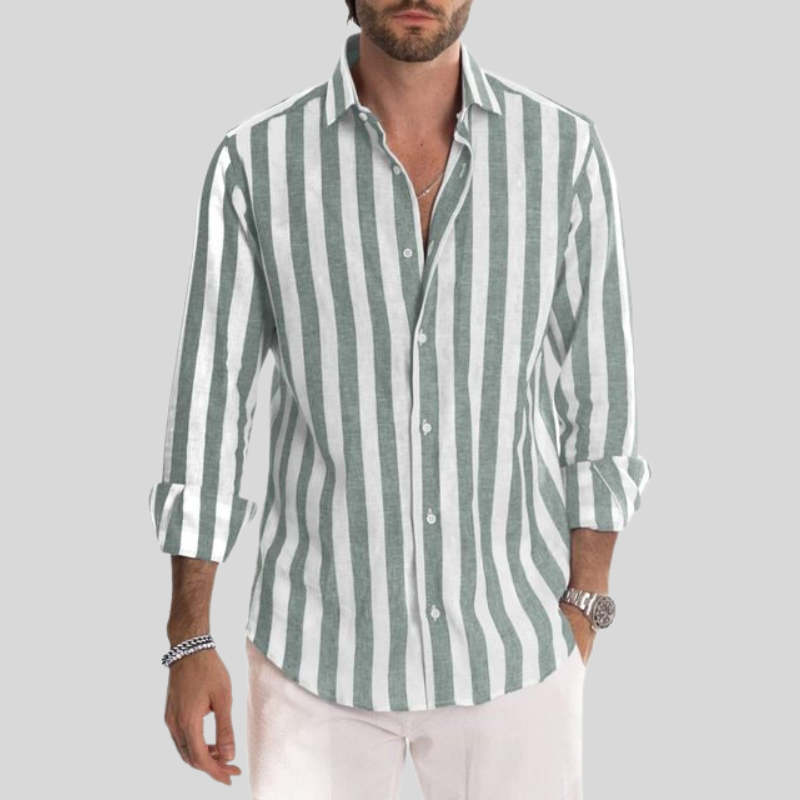 Marcus - Stylish Striped Shirt for Men in Various Colors