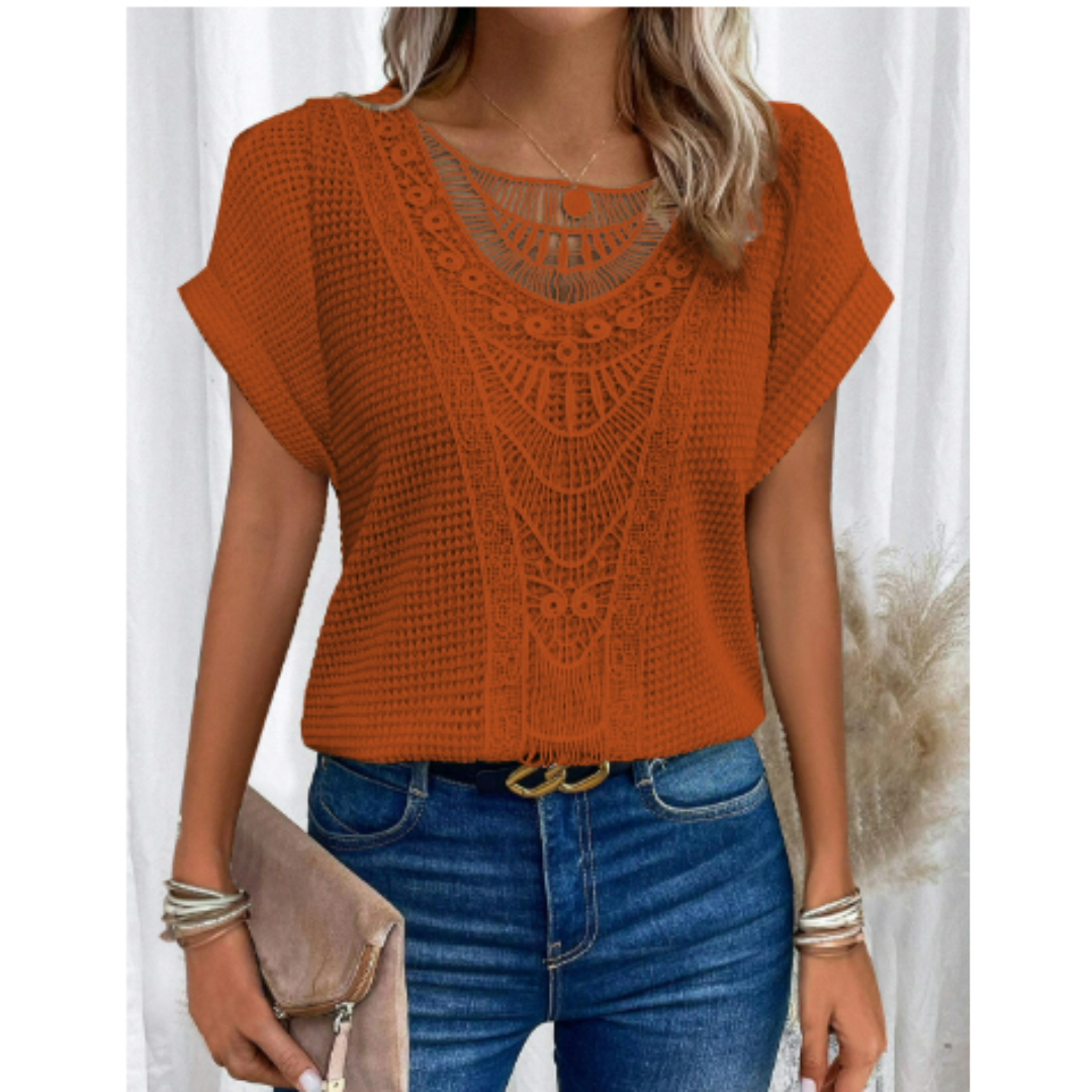 Alodia - Stylish Women's Top with Breathable Fabric for Summer Comfort
