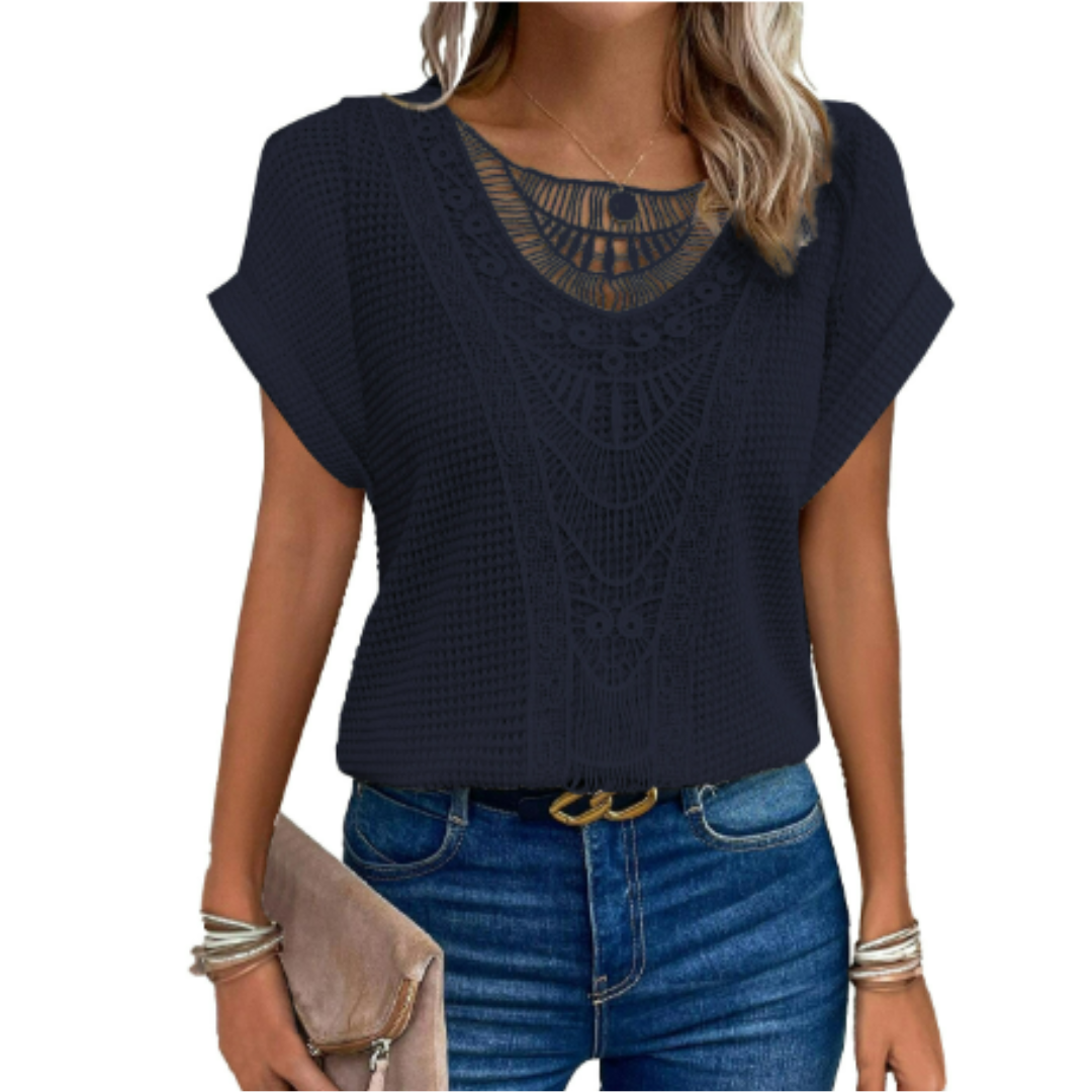 Alodia - Stylish Women's Top with Breathable Fabric for Summer Comfort