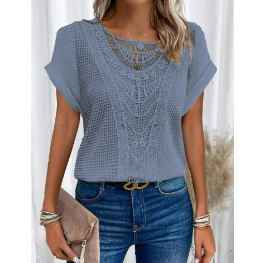 Alodia - Stylish Women's Top with Breathable Fabric for Summer Comfort