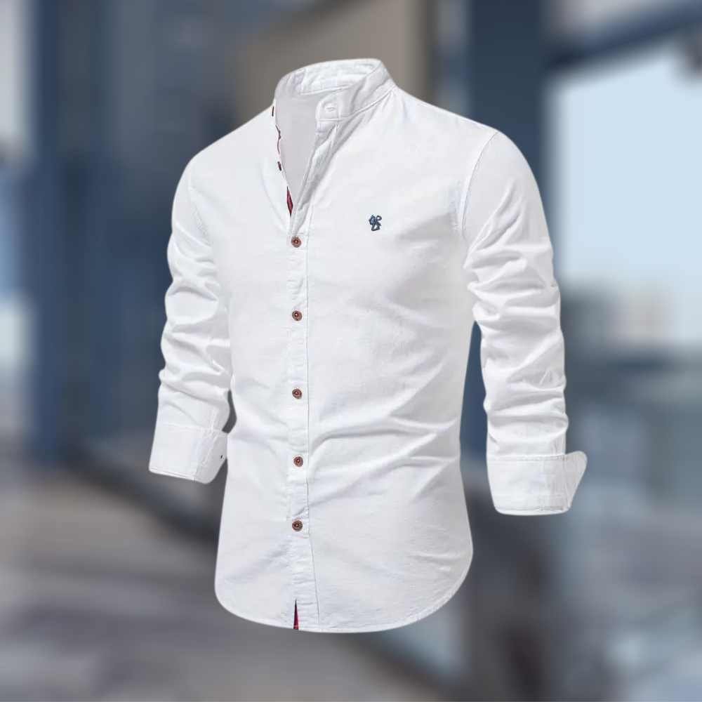 Fabian - Trendy Long Sleeve Polo Shirt for Men in Stylish Colors