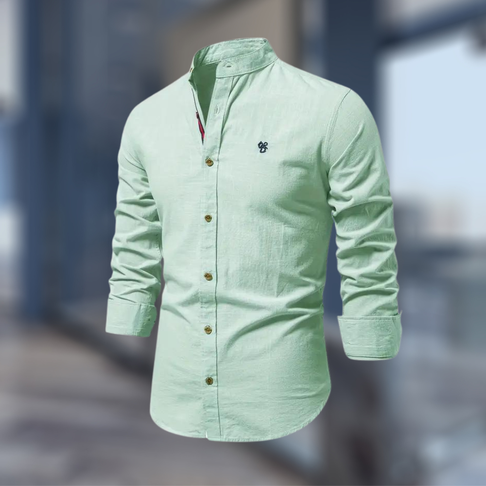 Fabian - Trendy Long Sleeve Polo Shirt for Men in Stylish Colors
