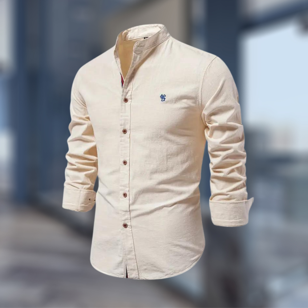 Fabian - Trendy Long Sleeve Polo Shirt for Men in Stylish Colors