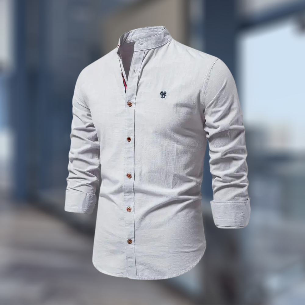 Fabian - Trendy Long Sleeve Polo Shirt for Men in Stylish Colors
