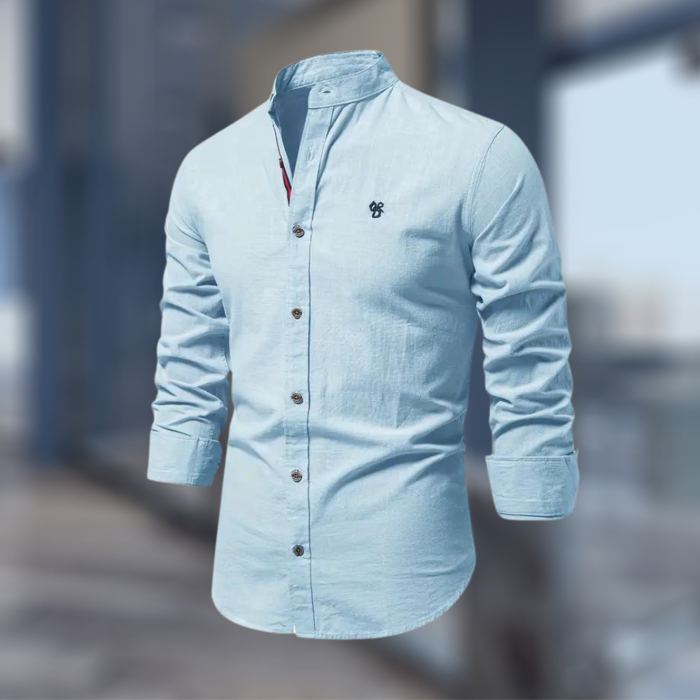 Fabian - Trendy Long Sleeve Polo Shirt for Men in Stylish Colors