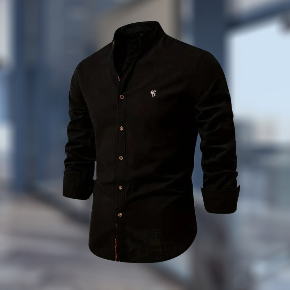 Fabian - Trendy Long Sleeve Polo Shirt for Men in Stylish Colors
