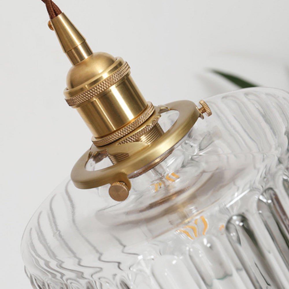 Florora - Elegant Vintage Glass Pendant Lamp Adjustable