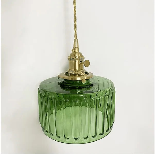 Florora - Elegant Vintage Glass Pendant Lamp Adjustable