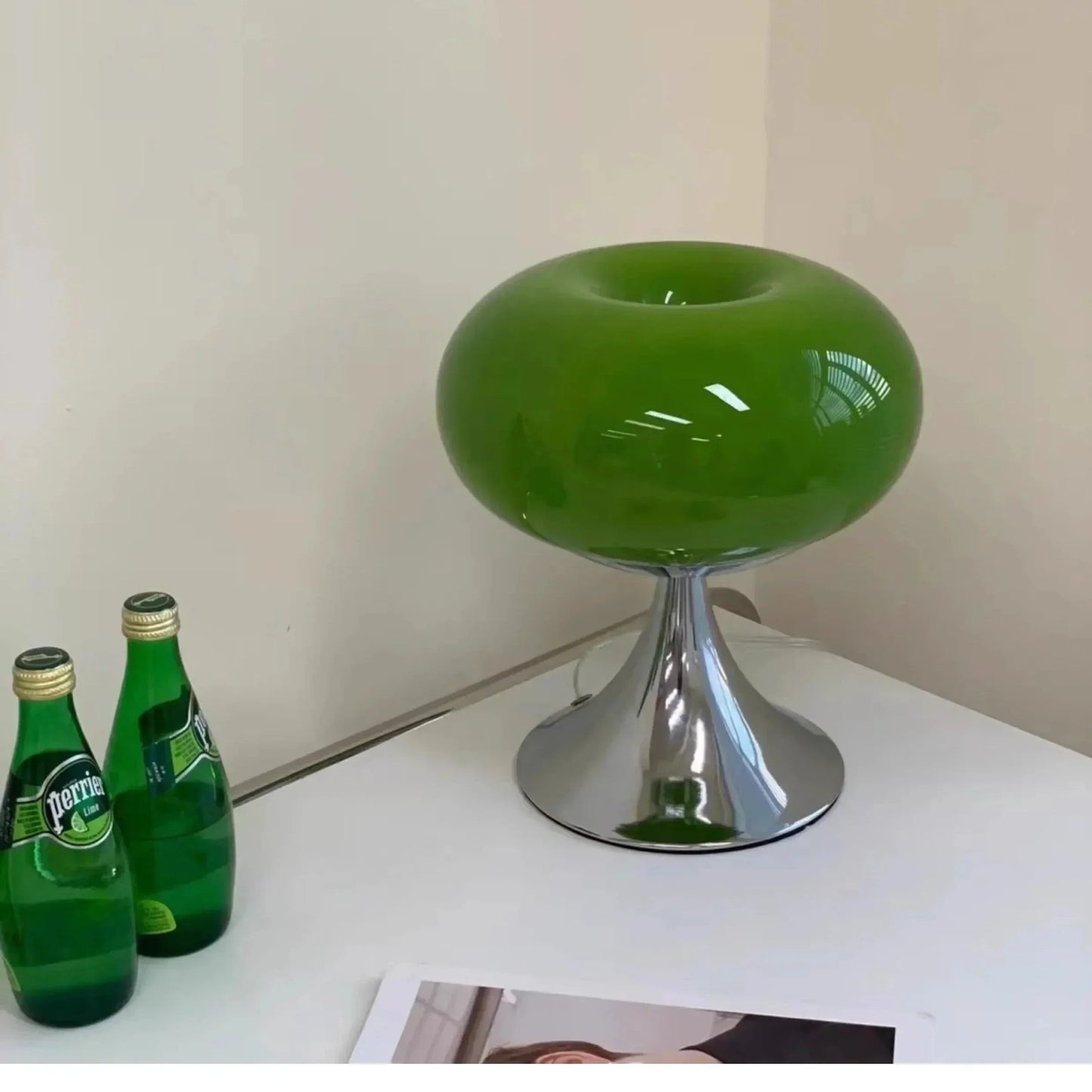 Driftora - Vintage Bauhaus Glass Table Lamp For Warm Home Ambience