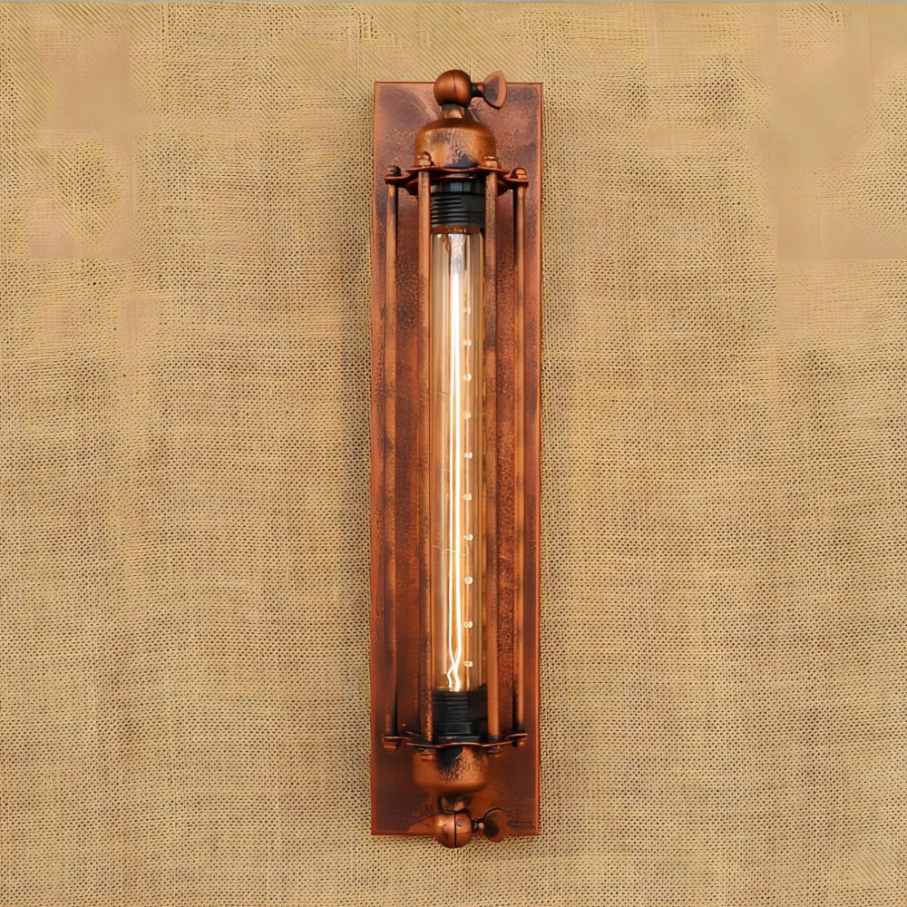 Covoria - Vintage Wall LED Light With Matte Black Metal Finish