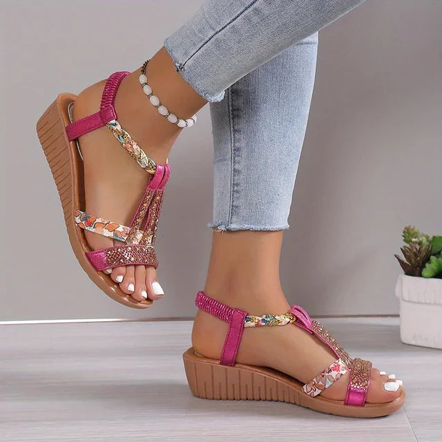 Ashlyn - Comfortable Orthopedic Wedge Sandals for Pain-Free Walking
