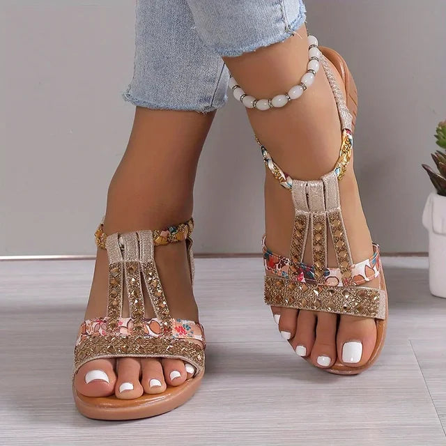Ashlyn - Comfortable Orthopedic Wedge Sandals for Pain-Free Walking