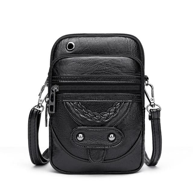 Rosemary - Women's Vintage-Style Leather Crossbody Bag for Sophisticated Everyday Use