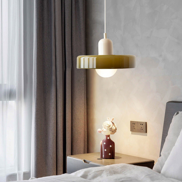 GleaMore - Bauhaus Pendant Light in Stylish Colored Glass