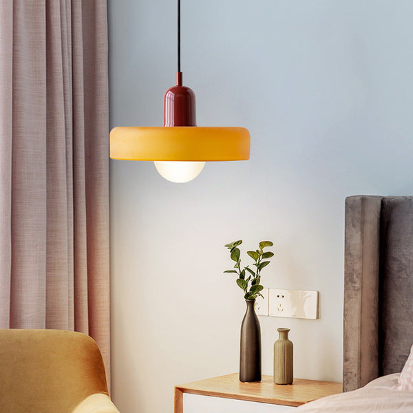GleaMore - Bauhaus Pendant Light in Stylish Colored Glass