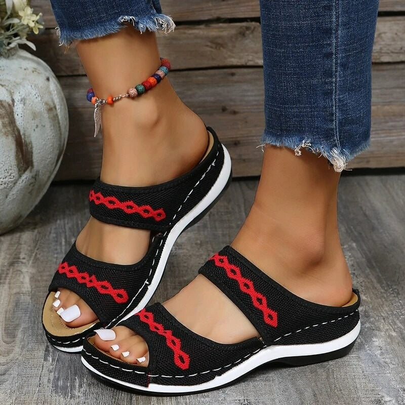 Darnell - Women's Orthopedic Leather Sandals for Comfortable Walking