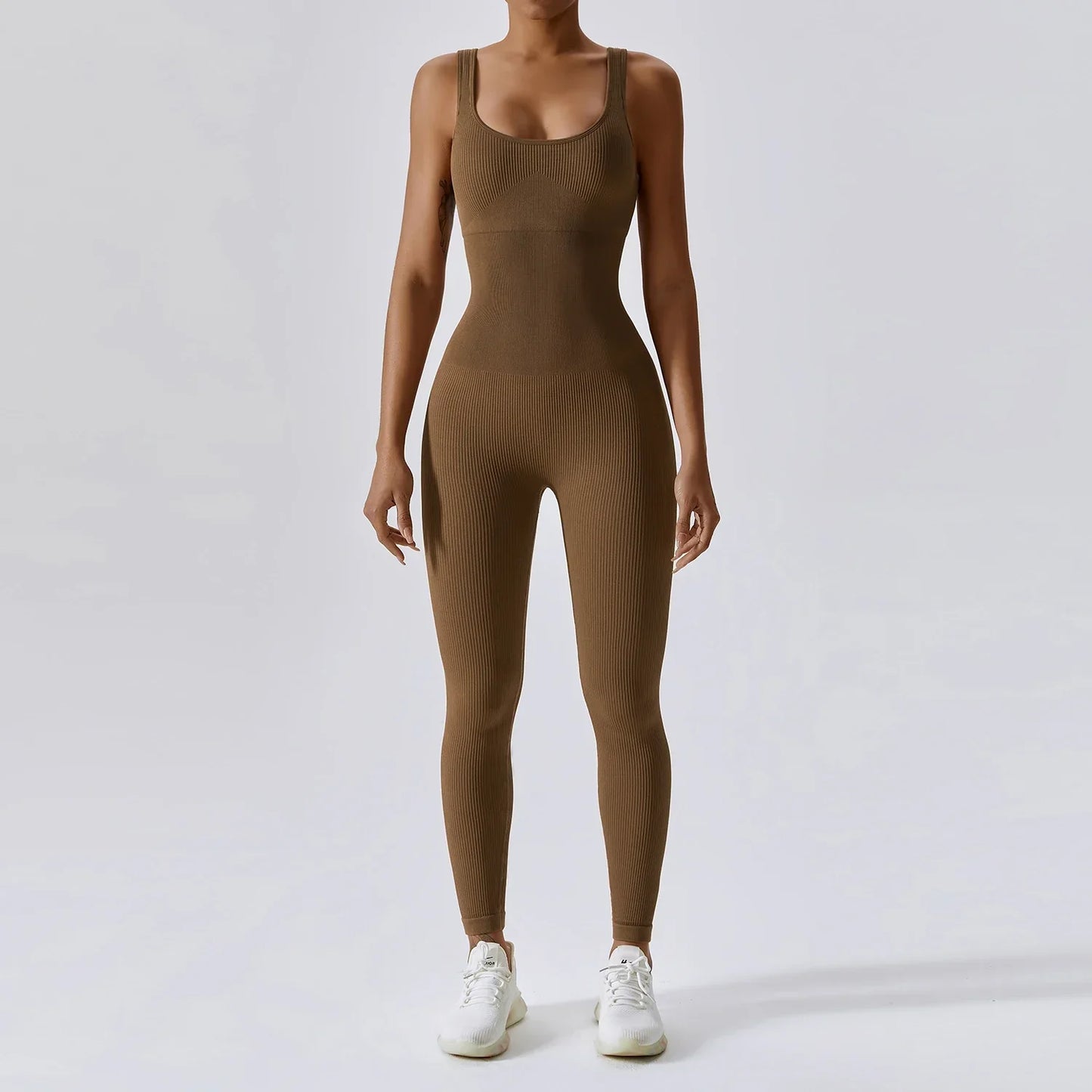 Addie - High-Elasticity Women's Yoga Fitness Jumpsuit for Ultimate Comfort