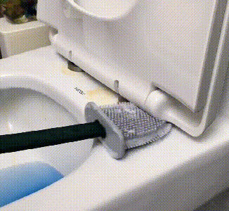 Rionis - FlexiClean Hygienic Silicone Toilet Brush For Easy Cleaning