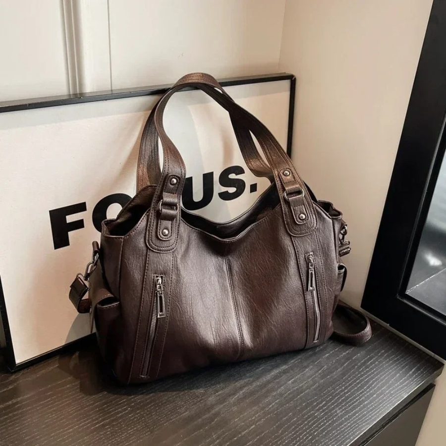 Marie - Elegant Leather Shoulder Bag for Stylish Women