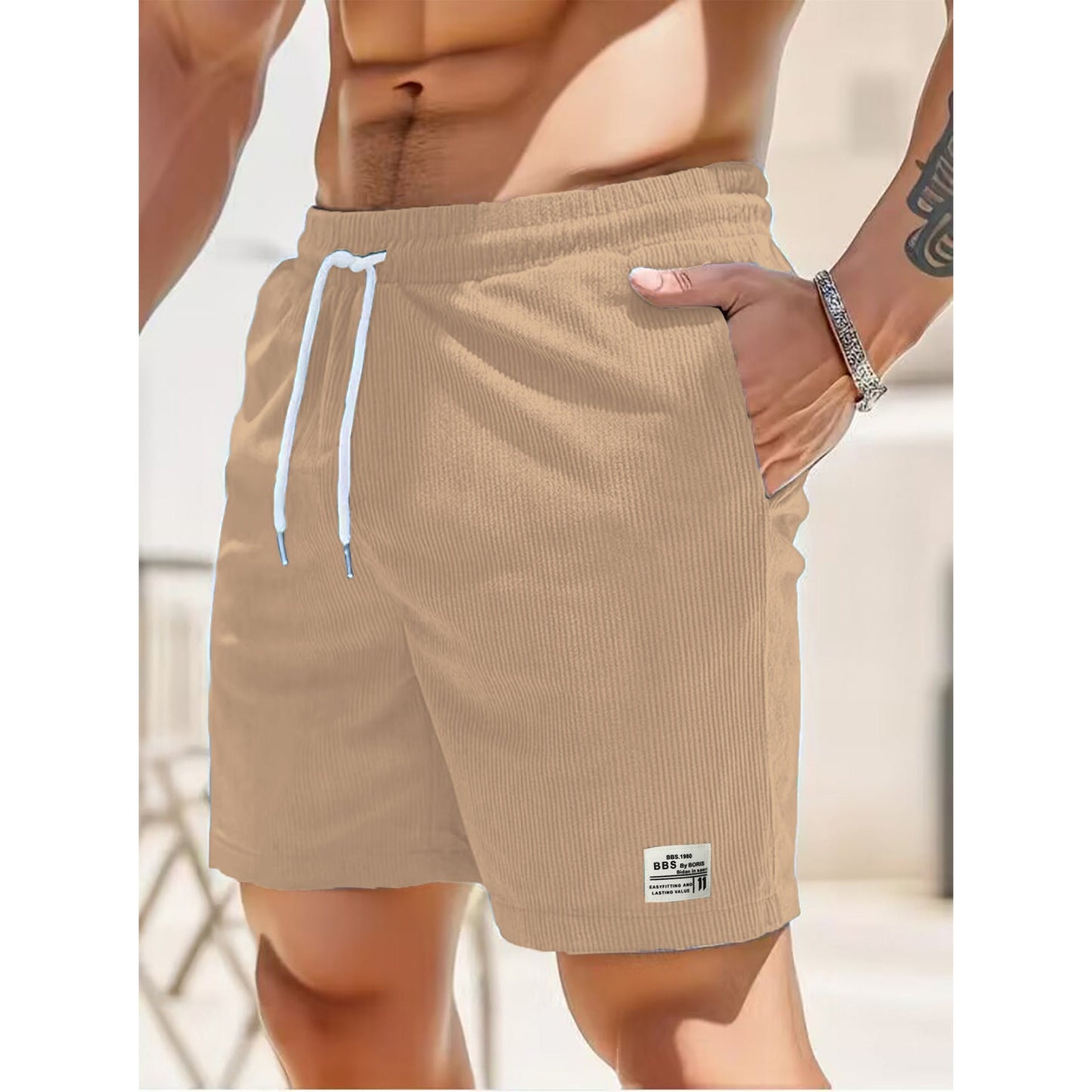 Bernard - Stylish Men's Leisure Shorts with Ample Pocket Space