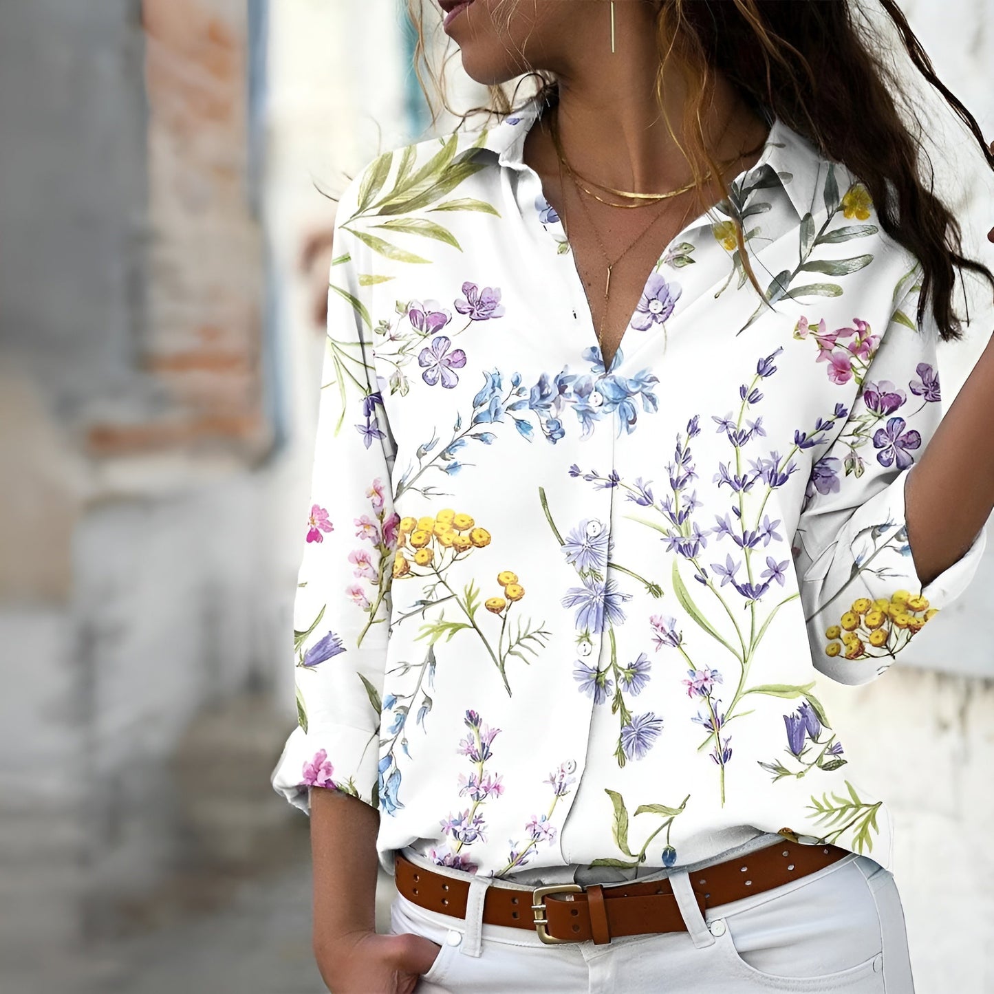 Fifer - Stylish Women's Blouse with Bold Prints and Relaxed Fit