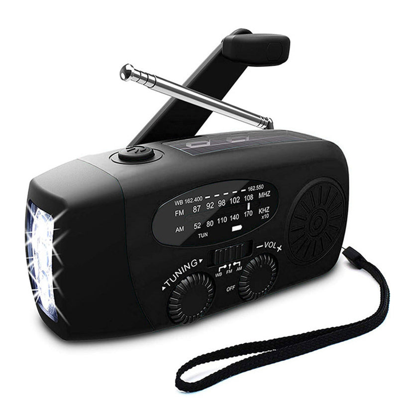 Evania - Self Powered Emergency Radio Hand Crank Solar Power Bank