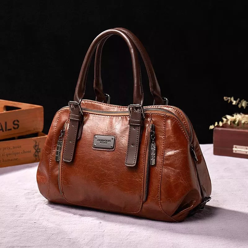 Rhea - Stylish Women's Vintage Leather Bag for Any Occasion