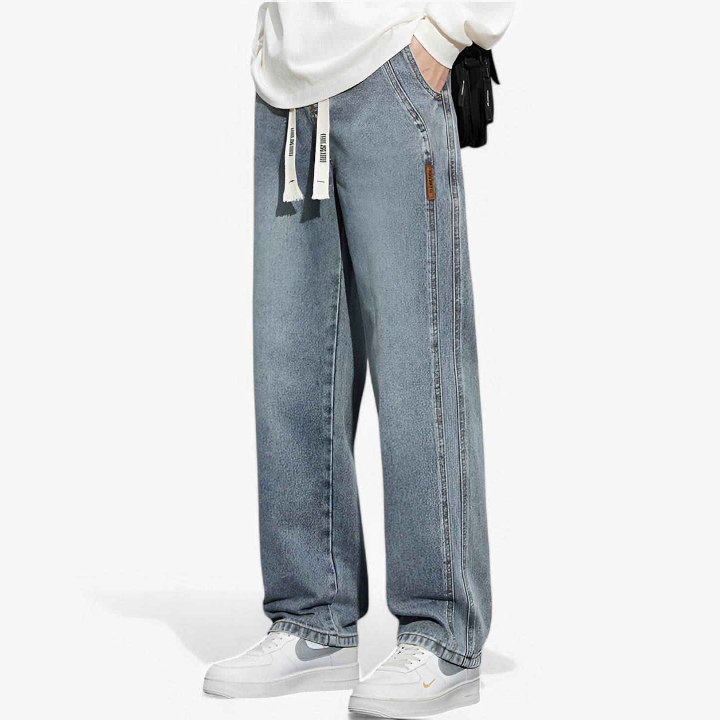 Murray - Trendy Wide Leg Denim Pants for Ultimate Comfort