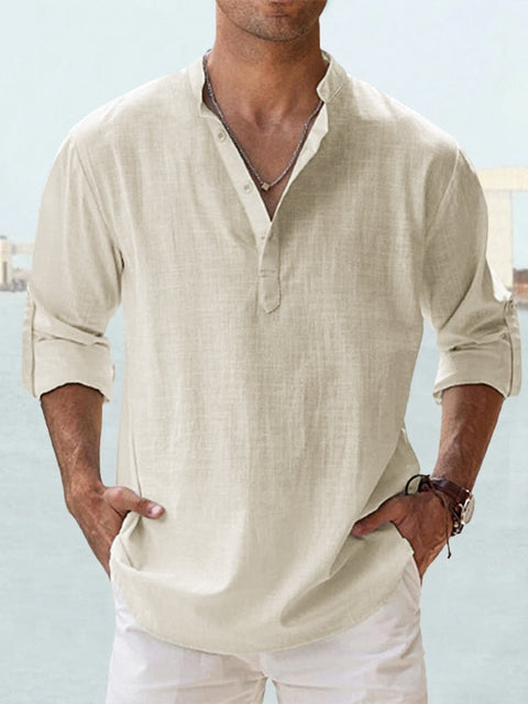 Joe - Comfortable Linen T-shirt for Effortless Style