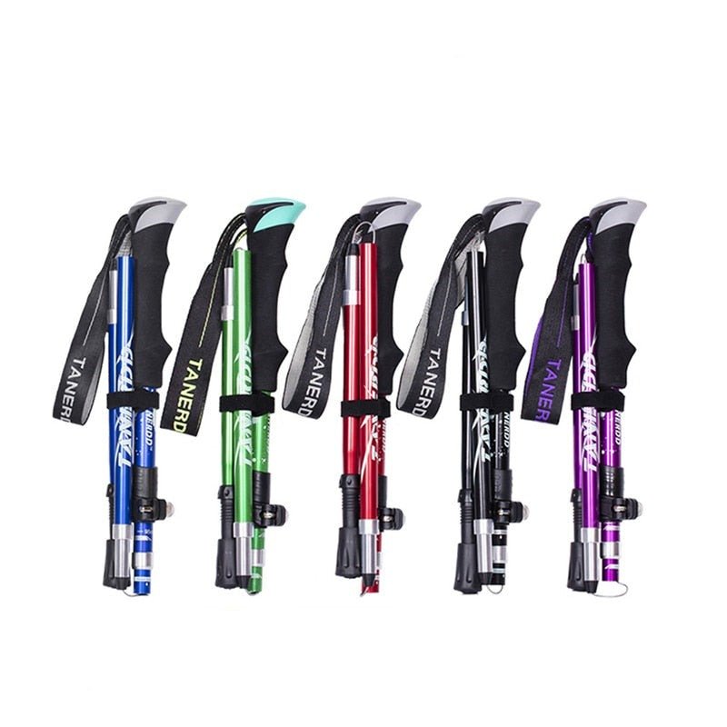 Vistaflow - Adjustable Hiking Poles Ergonomic Lightweight Hikers Tanerd
