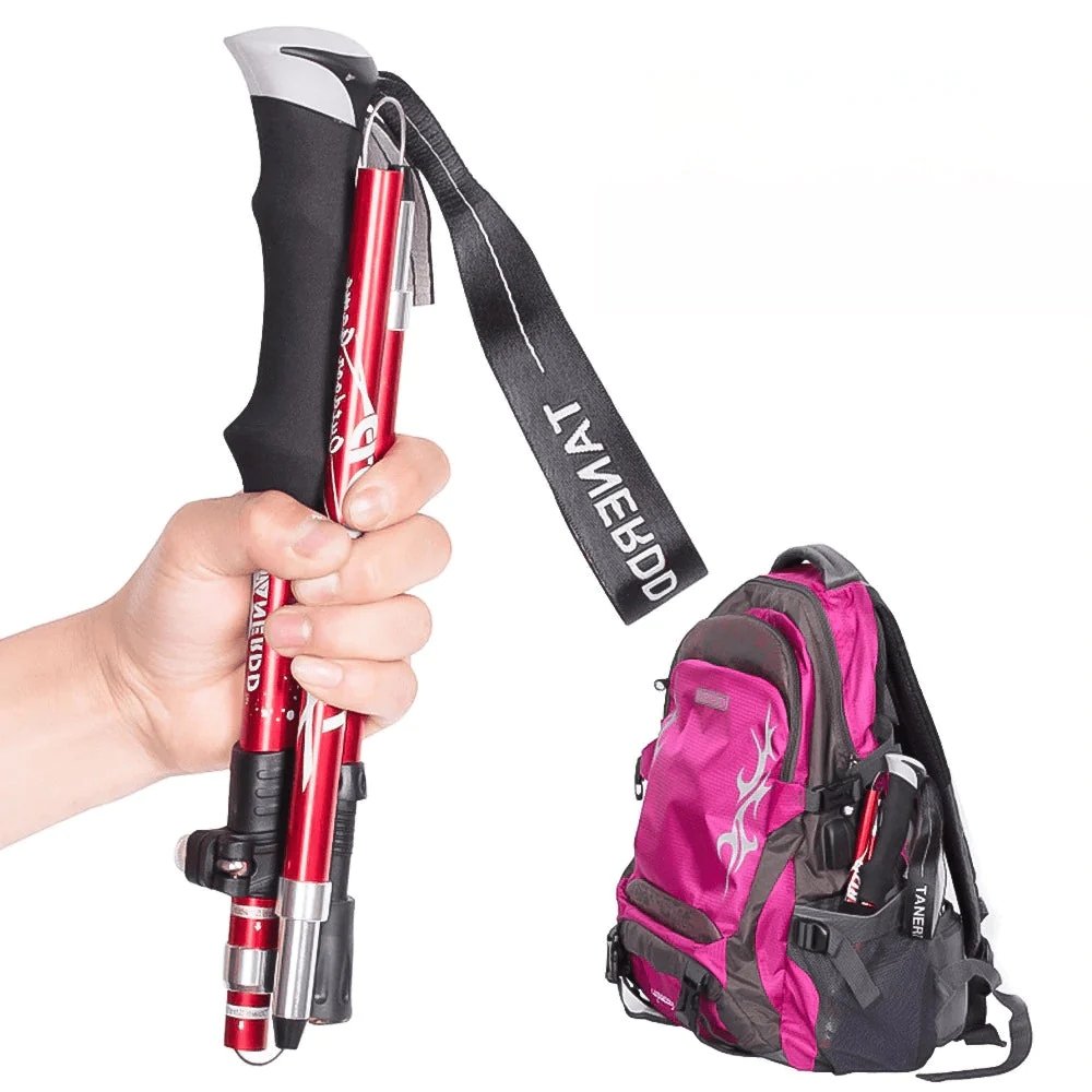 Vistaflow - Adjustable Hiking Poles Ergonomic Lightweight Hikers Tanerd