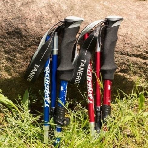 Vistaflow - Adjustable Hiking Poles Ergonomic Lightweight Hikers Tanerd