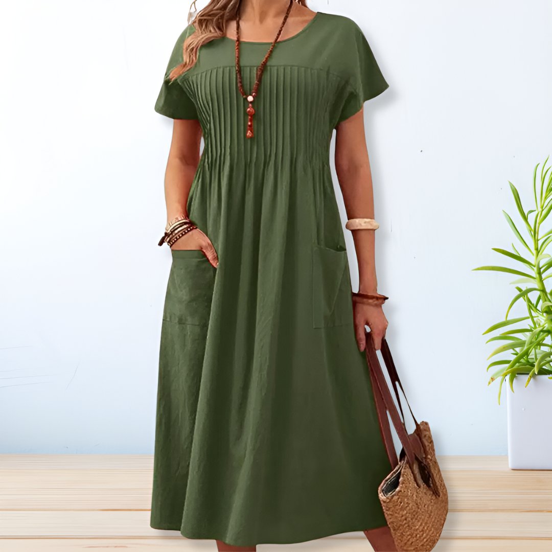 Padma - Relaxed Fit Day Dress with Convenient Pockets