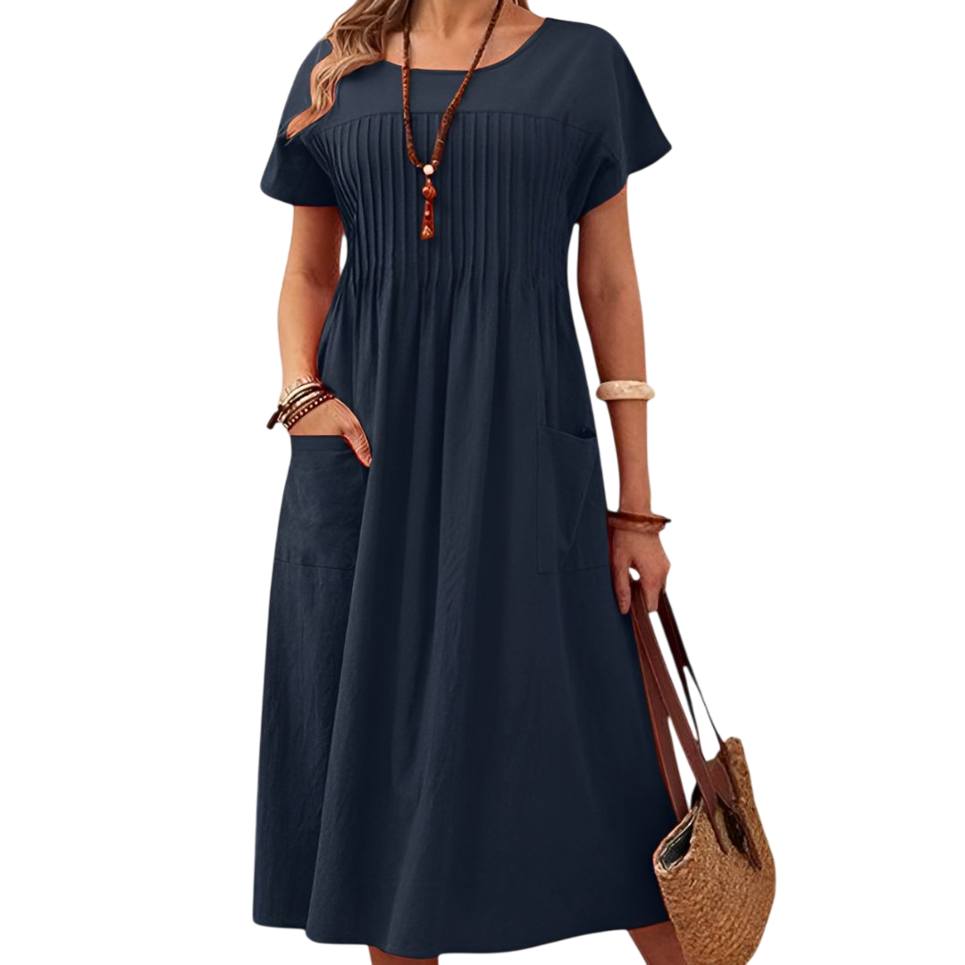 Padma - Relaxed Fit Day Dress with Convenient Pockets