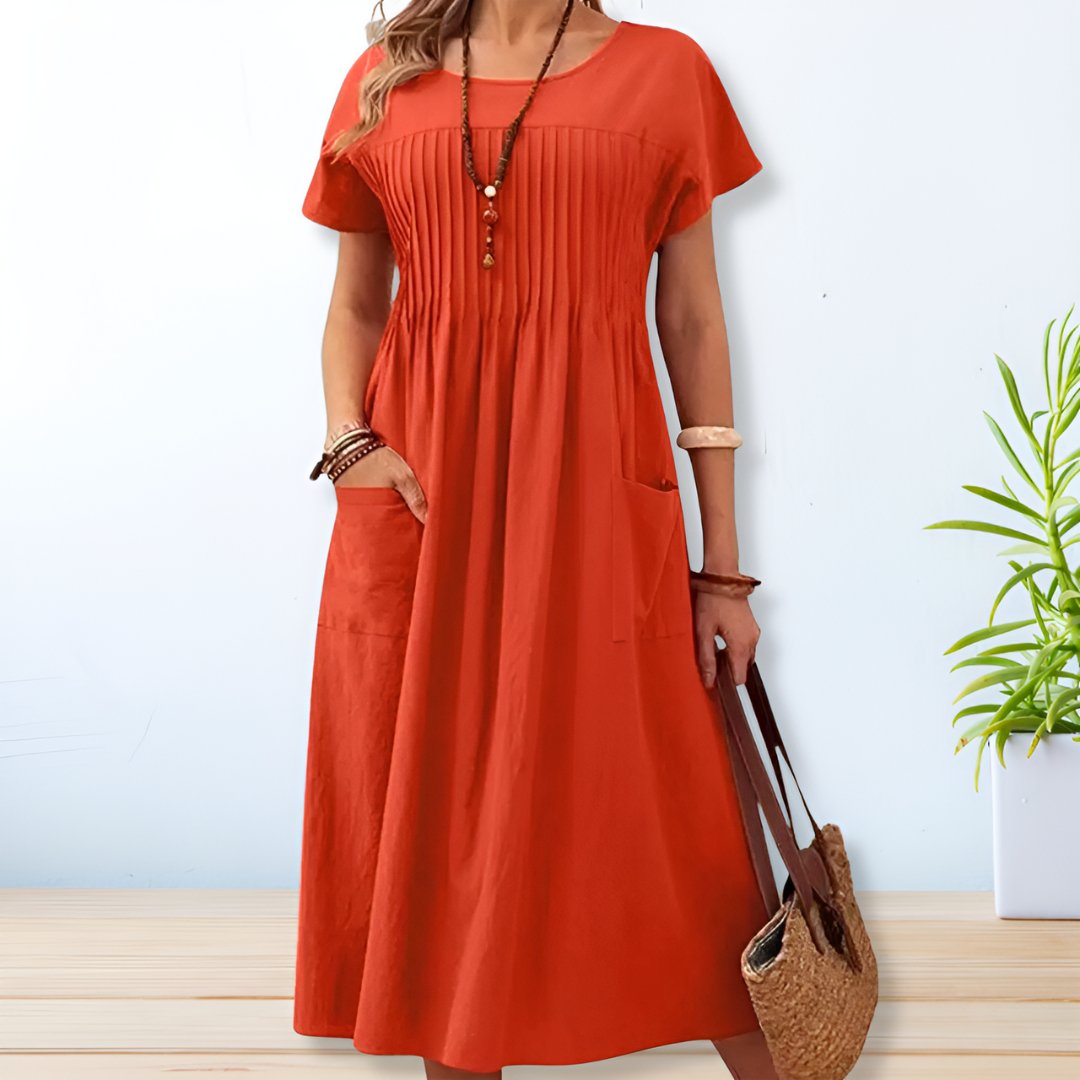 Padma - Relaxed Fit Day Dress with Convenient Pockets