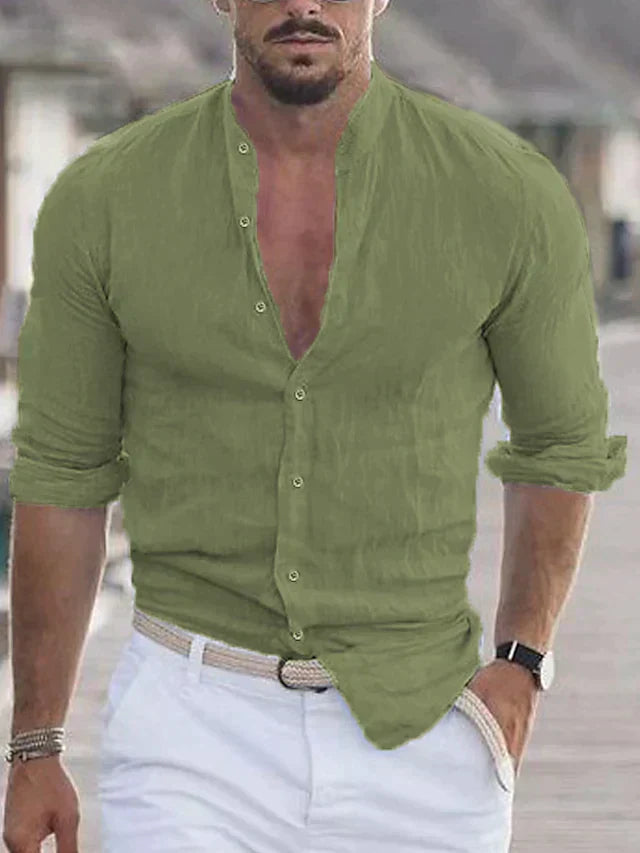 Raoul - Stylish Linen Shirt for Men with Elegant Design