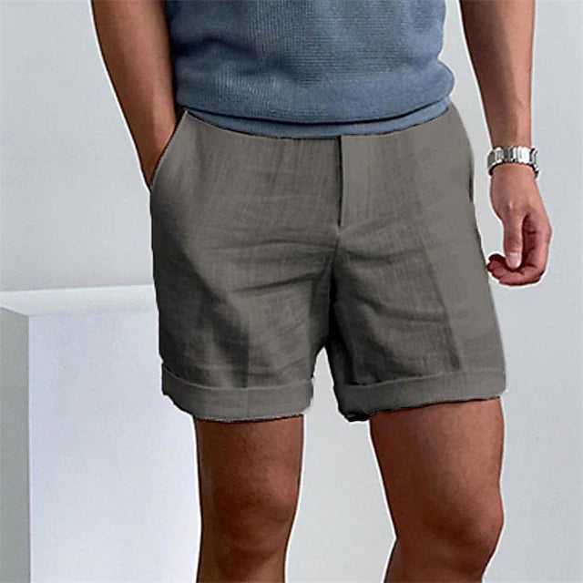 Amis - Relaxed Men's Linen Shorts for Summer Comfort