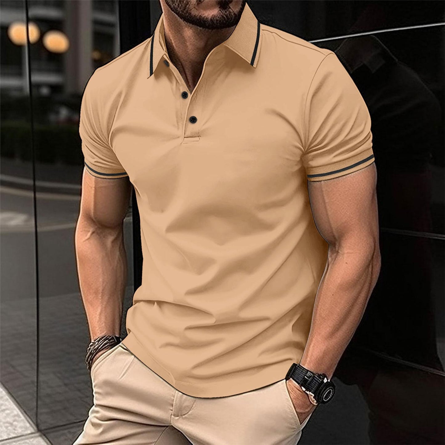 Lennox - Classic Men's Polo Shirt for Effortless Style