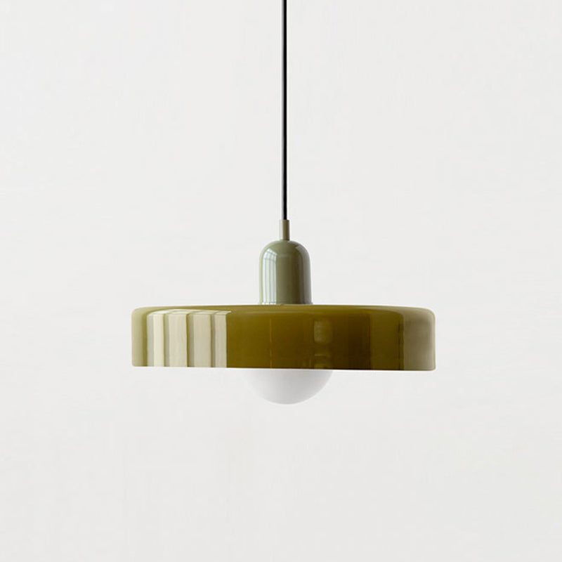 GleaMore - Bauhaus Pendant Light in Stylish Colored Glass