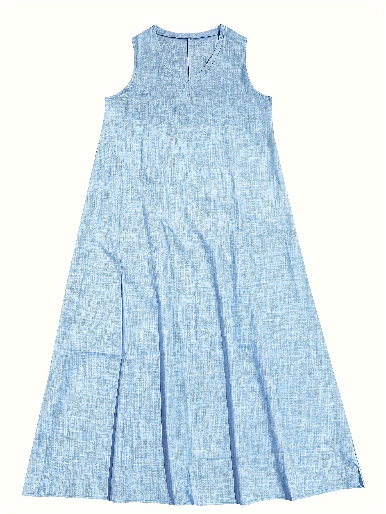 Alonia - Casual Women's Linen Maxi Dress for Summer Days