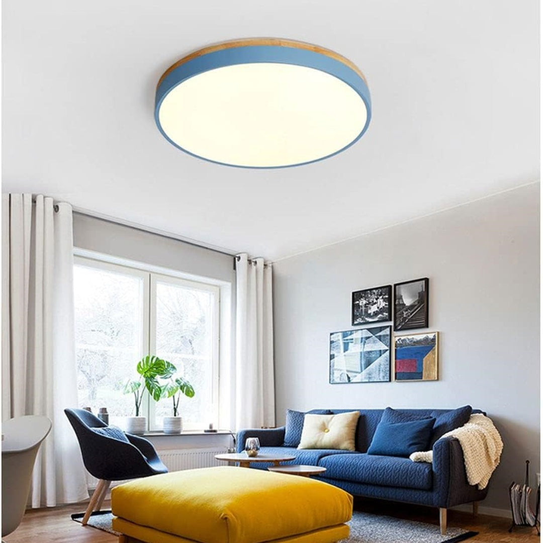 Clarova - Modern Wood LED Ceiling Light Flush Mount For Style