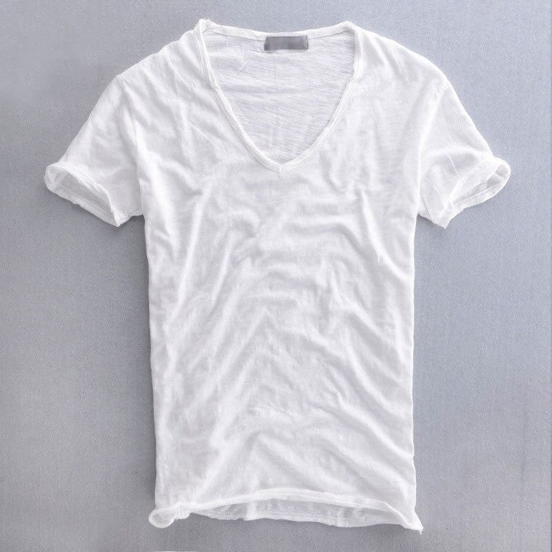 Emanuel - Elegant Cotton T-shirt for Sophisticated Occasions