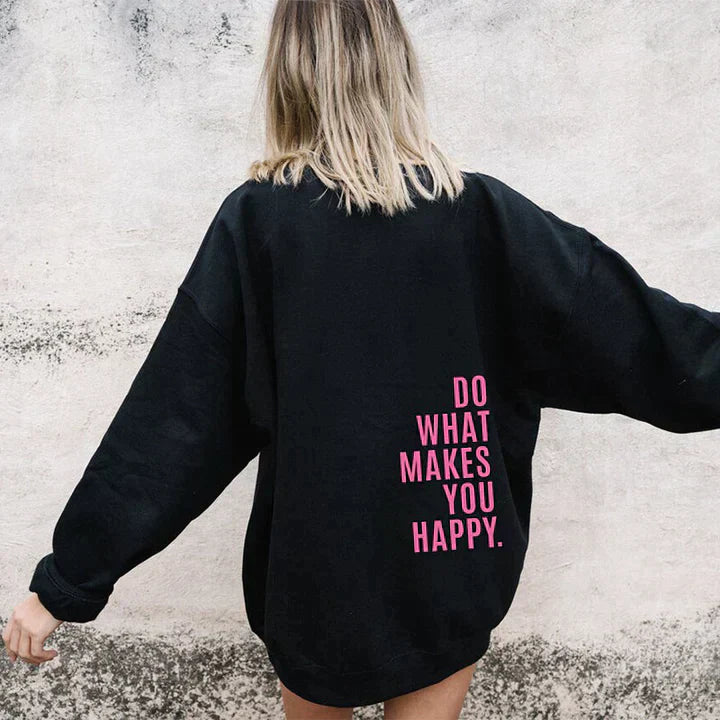 Dessa - Stylish Women's Hooded Sweatshirt with Bold Letter Print