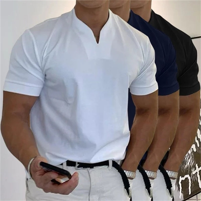 Arthur - Men's short sleeve fitness t-shirt with business casual style