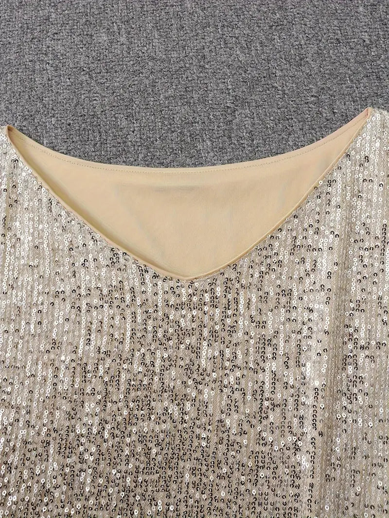 Anna - Shiny One-Shoulder Mini Dress for Stunning Occasions