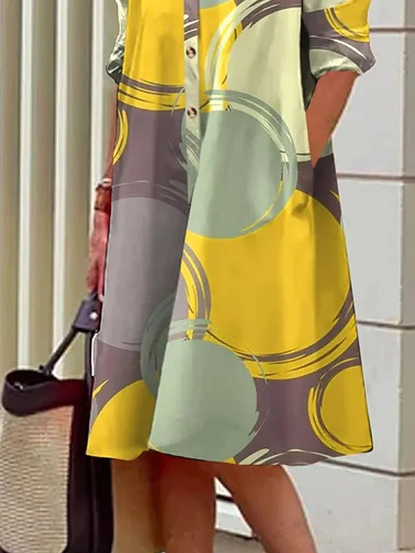 Willow - Stylish Printed Dress with Modern Trends and Timeless Elegance